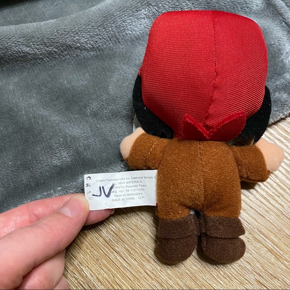 Captain Jack Sparrow McDonald’s 2006 Happy Meal Plush Pirates of the Carribean - Picture 4 of 7